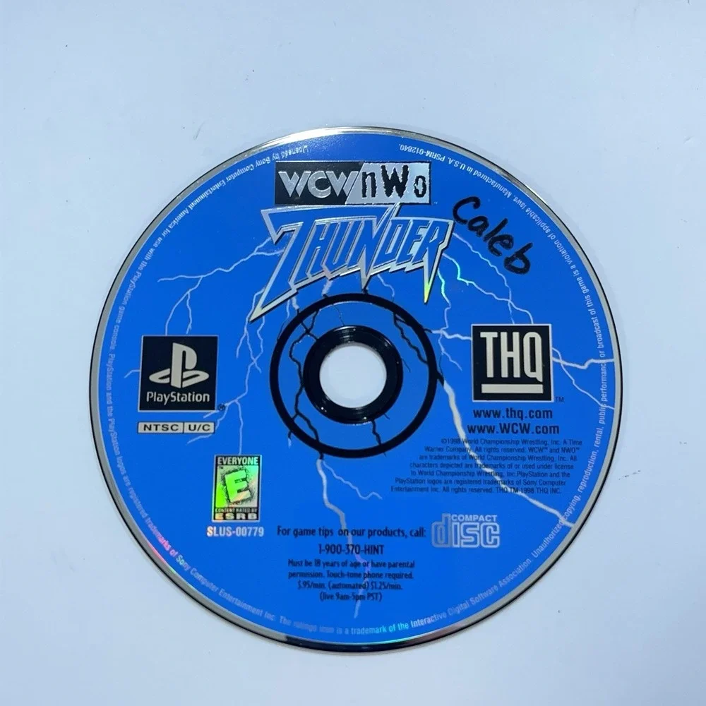 PS1 WCW Wresting Games Lot Of 3  WCW Nitro, Vs The World, WCW NWO Thunder CIB
